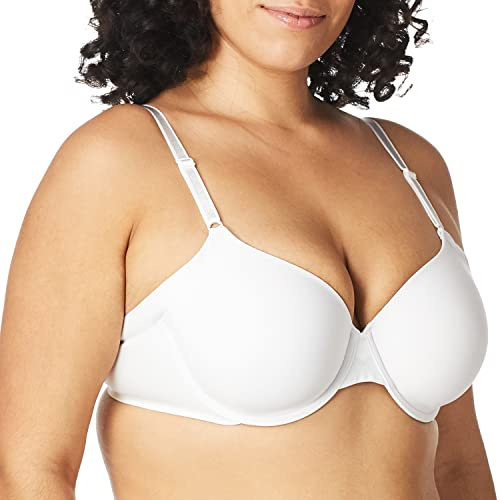 Olga Women's No Side Effects Underwire Contour Bra, White, 42C