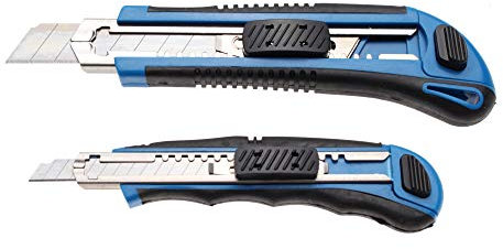 BGS Diy 7953 | Cutter à lames universelle | Largeur de lame 9/18 mm | 4 pièces