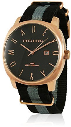 Devota & Lomba Uhr mit japanischem Uhrwerk Unisex 50 mm