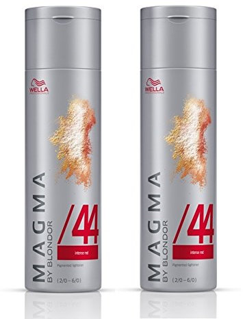 WELLA Wella 2x Magma /44 Red Raspberry 120 G Nährend Haarpflegeprodukt Haarshampoo und -spülung für Normal Haare mit Rote Himbeere als Special Ingredient und Active Ingredient