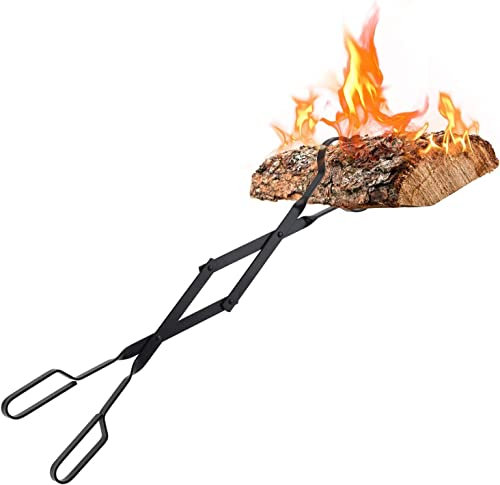 Log Grabber Kamin Zange Holz gebrannt Ofen Werkzeug Grill Camping Fire Pit Werkzeug
