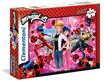 Clementoni 23712 Miracolous - Maxi Puzzle, 104 Teile