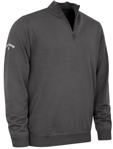 Callaway Mens Lined Zip Sweatshirt Quiet Shade L
