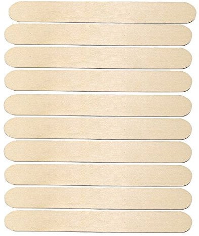 10x Demarkt Children Wooden Tongue Spatula Wooden Tongue Depressors for Inspection of the Mouth and Throat Room