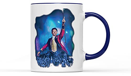 SMARTYPANTS The Greatest Showman Movie Inspired Blue Handle Mug Cup | Perfect for Birthdays and Christmas (Prime)