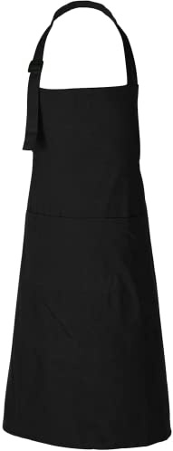 RAJRANG 100% Cotton Professional Apron with 3 Pockets Cooking Chef Aprons - Available in Various Vibrant Colors for Restaurant, Coffee House, Baking, Home Kitchen, Gardening BBQ
