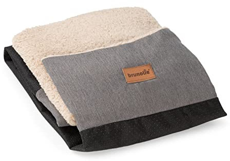 brunolie Wechselbezug Ersatzbezug für Emma,waschbar, hygienisch und rutschfest, Braun, Größe M, Beige