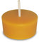 Lot de 24 bougies chauffe-plat 100 % cire d'abeille sans enveloppe pour bougie chauffe-plat