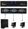 Sélecteur VGA avec 3 Prises VGA Standard, Sélecteur VGA 2 Entrées / 1 Sorties Synchronisation des Données Commutateur Moniteur VGA Répartiteur VGA