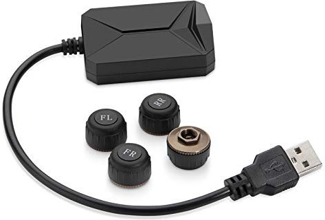 XTRONS TPMS Auto Reifendruck Kontroll Alarmsystem mit 4 Externe Sensoren für XTRONS Android 9.0 Autoradios der Serien PST und PS