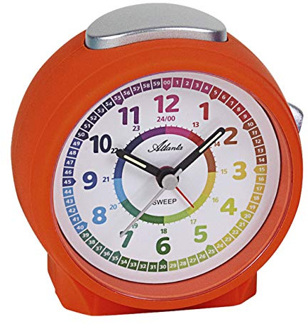 Atlanta Kinderwecker Mädchen ohne Ticken Analog Orange - 1999-12