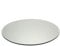 Floralcraft 25cm Round Mirror Plate with Bevelled Edge for Wedding Table Centerpiece