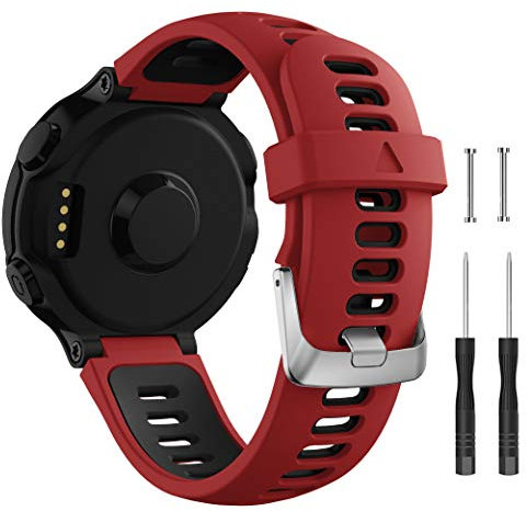 Songsier Forerunner 735XT Armband, Universal Ersatzarmband Uhrenarmband Sportarmband für Forerunner 735XT 235 235Lite 230 220 620 630
