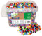 Playbox - Maxi-Bügelperlen GREEN, 950 Perlen aus Zuckerrohr, Rund, Nachhaltig