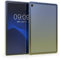 kwmobile Schutzhülle kompatibel mit Samsung Galaxy Tab S6 Lite (2024/2022/2020) - Hülle Silikon - Tablet Cover Case - Zwei Farben Blau Gelb Transparent