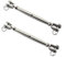 2 pezzi in acciaio inox 304 sartiame vite mascella corpo chiuso M8, medifier tenditore, tenditore