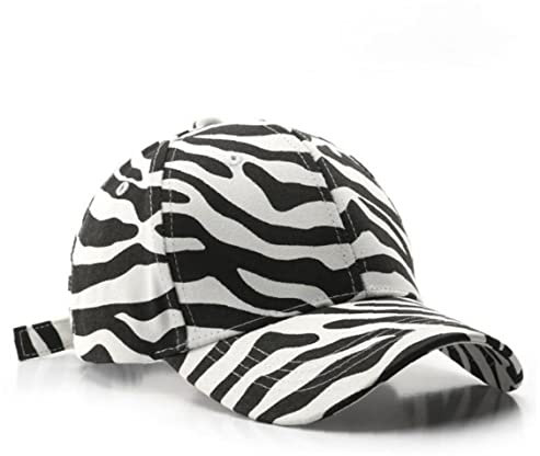 1 Stück Männer Baseballmütze Lässig Stil Mädchen Vier Saisons Outdoor Sonne Kappen Hip Hop Zebra Drucken Hut Mutter Hüte