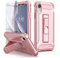 ORETECH Coque pour iPhone XR avec [2 Verre Trempé Protection écran] et [Support Béquille],2 en 1 Antichoc Coque iPhone XR Anti-Rayure PC Rigide TPU Souple Etui pour iPhone XR Coque 6,1''Or Rose