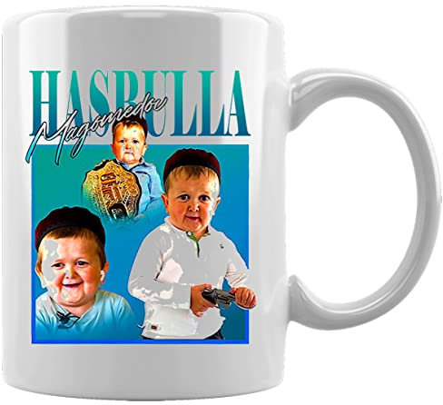 Hasbulla Magomedov Fighter Keramikbecher Weißes Kaffee Tee Wasser Tasse Büro Home Ceramic White Mug Cup