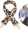 Shoulder Strap for Bags, Width 3.8 cm, Leopard Bag Strap, Adjustable 78 - 139 cm, Carry Strap, Shoulder Strap with Carabiner for Shoulder Bags, Carry Bags, Handbag (Pink)