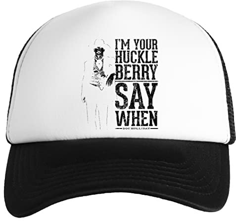 Jinbetee Im Your Huckleberry - Say When Weiße Kinder Baseball Cap Unisex Snapback