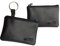 Schlüsseltasche Leder Kunstleder schwarz 2 Stück Leder Auto-Schlüsseletui Schlüsselmäppchen klein Soft Leder Kunstleder PU