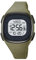 Digitale Sportuhr für Damen, Weitwinkel, Sicht-Design, 5 ATM Schwimmen, wasserdicht, Countdown, Dualzeit, Stoppuhr, Hintergrundbeleuchtung, Alarm, Armbanduhren für Frauen, Jungen, Mädchen, armee-grün,