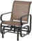 Outsunny Garten Gartenstuhl Schaukelstuhl Relaxstuhl Schaukel Gartenschaukel Stuhl für Terrasse Balkon Outdoor Texteline Stahl 62 x 75 x 91,5 cm Braun