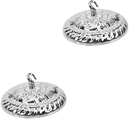 Hemobllo 2pcs Ceiling Light Plate Lamp Base Chandelier Ceiling Hook Plate Lamp Holder for Living Hooks
