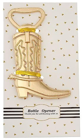 Europäische und amerikanische Hochzeitsgeschenke Kleine Bier Korkenzieher Geschenk für Partygäste Cowboy Boot Legierung Bier Flaschenöffner Bier Korkenzieher