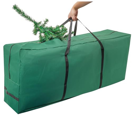 Pelle & Sol Christmas Tree Storage Bag | Zip-Up Sack for Up to 9ft Tree | Storage Bag with Reinforced Handles for Disassembled Christmas Trees