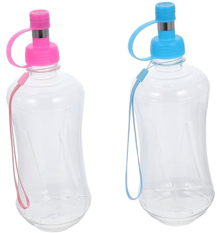 Didiseaon 2pezzi Borraccia per Portatile Dispenser per da Moschettone per Passeggiate e attività all