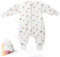 Mababu Ganzjahres Baby Schlafsack mit Füßen & abnehmbaren Ärmeln - 1.5 TOG - 100% GOTS Bio-Baumwolle - Ganzjähriger Kinderschlafsack mit Füßen- umklappbare Bündchen (Car Dream, 80cm)