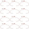 SOFPLATE 1 Box 12Pcs Slider Chain Bracelets Adjustable Slider Bracelet Brass Extender Chains with Rhinestone Ball End Rose Gold Slider Bracelet Findings for jewellery Making Chains Supplies DIY Bracel