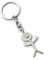 ZUWIJEQ 1 pcs drôle Smiley Figurine de visage langue des signes porte-clés doigt Stickman mignon tendance sac clé de voiture pendentif Couple cadeau porte-clés.