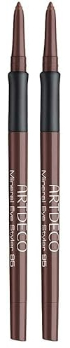 ARTDECO Mineral Eye Styler - Eye Liner langanhaltend mit integriertem Spitzer, für empfindliche Augen, wischfest - 1 x 0,4g (Packung mit 2)