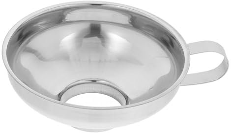 TIDTALEO Wide Neck Large Funnel Stainless Steel Canning Funnel for Kitchen Filling Mason Jars