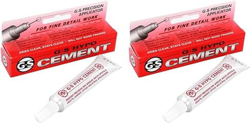 Jeweltool McGuinness Hypo Cement in Original GS Packing, Pack of 2