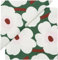 Marimekko Papierservietten, Green Creme, 20 Servietten in einer Packung, 33x33cm, white, green, pink