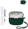 Case for JBL Tune 130NC TWS Wireless Bluetooth Earbuds - Durable and Eco-Friendly Earphone Cover with Keychain & CleanKit & Lanyard, Green