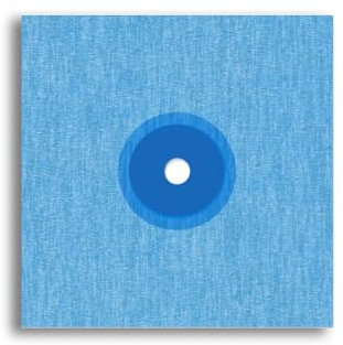 Rohrmanschette Wandmanschette 120 mm x 120 mm Dehnzonenmanschette Dichtmanschette Abdichtung Bad Küche Fliesen Dusche, für Rohre 15-30mm