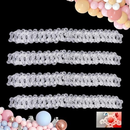 100 Stück Wiederverwendbare Blumenform Ballonclips, Blumen Ballon Clips, Ballon Halterung Clip,Luftballon Klemmen Blumenform für Hochzeit Event Dekorationen Geburtstagsfei