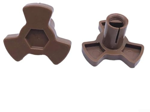 Mikrowellen-Drehteller-Kupplungen aus Kunststoff, Set mit zwei wesentlichen Ersatzteilen (B)