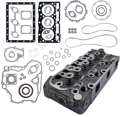 JXKYGMD Pièces de Moto pour Kubota D1105 Culasse 16032-03040 pour Kubota KX41 Mini Pelle D1105 pour pièces de réparation de Moteur Diesel