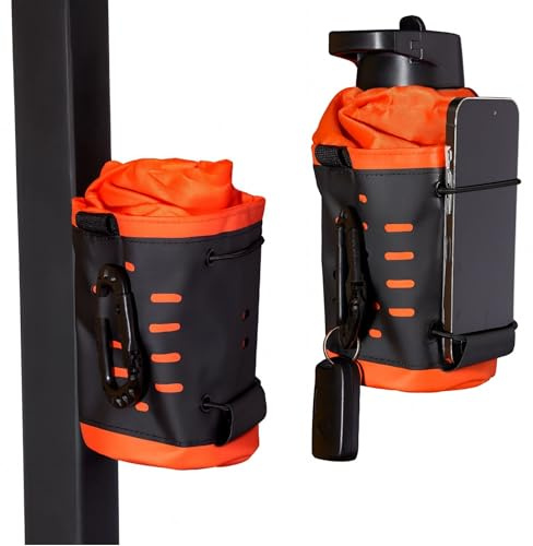 OWL PEAK Sac magnétique pour Gourde – Supporte 3 kg sur Rack de Musculation – Range téléphone, clés & Carte – Sacoche bandoulière Sport & Voyage Unisexe – Accessoire Fitness Intelligent