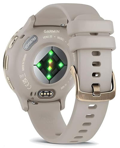 TUCOMO Armband Kompatibel mit Garmin Venu 3S 41mm/Venu 4 41mm, 18mm Weiches Silikon Sport Ersatzband für Garmin Vivoactive 4S / Venu 2S / Vivomove 3S/ Forerunner 255s/265S Herren Damen