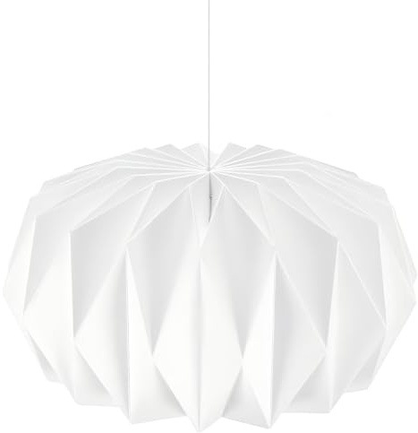 Origami Design Nordic kreative Papier Lampenschirme für Schlafzimmer und Esszimmer, skandinavisches Design Kürbis (Kürbis)