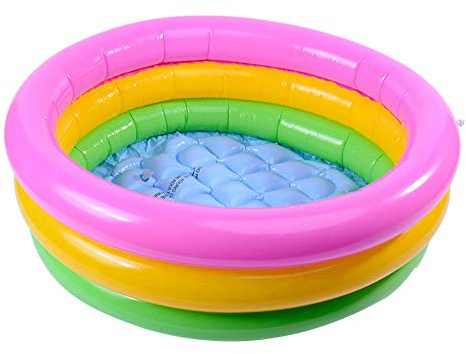 LDAUYZLING Tre strato Rainbow Space Toy Sand Table Disfing Polpetta piccola piscina per bambini Sfimerabile piscina (60 cm)