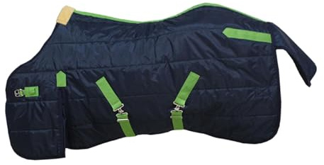 KiBcsLic Pferdedecke Pferd Regenmantel Foal Blanket Windfest Wasserdicht Atmungsaktives Polyester Futter für Equestrian Training Tierhaltung, 110cm