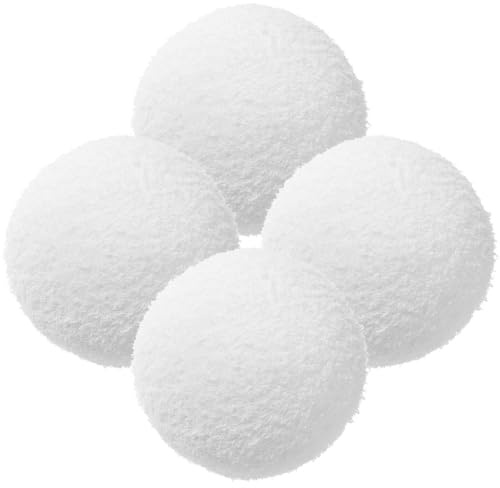 OSALADI Lot de 4 Boules Filtrantes en Mousse de 75 CM pour Piscine Réutilisables et Lavables Filtre Domestique pour Éliminer Huile et Impuretés Accessoire pour Filtration Aquatique